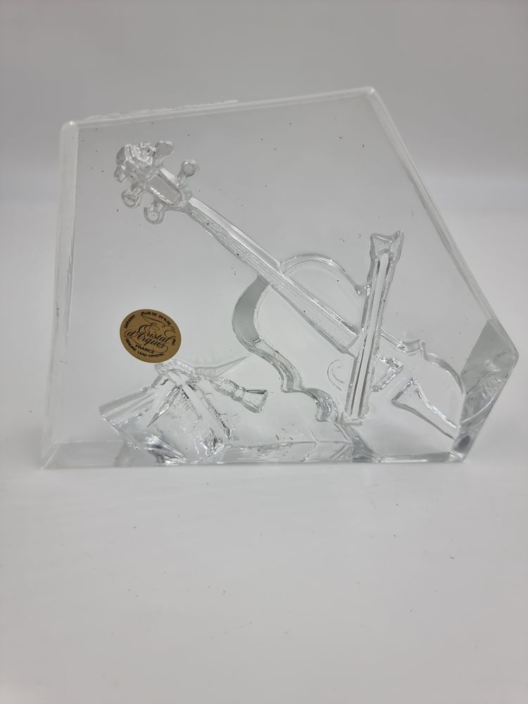 Sculpture violon Cristal d'Arques neuve 5 Vulbens (74)