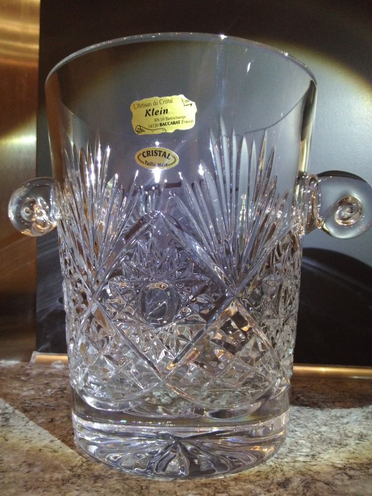 SEAU A CHAMPAGNE CRISTAL DE BACCARAT 75 Vred (59)