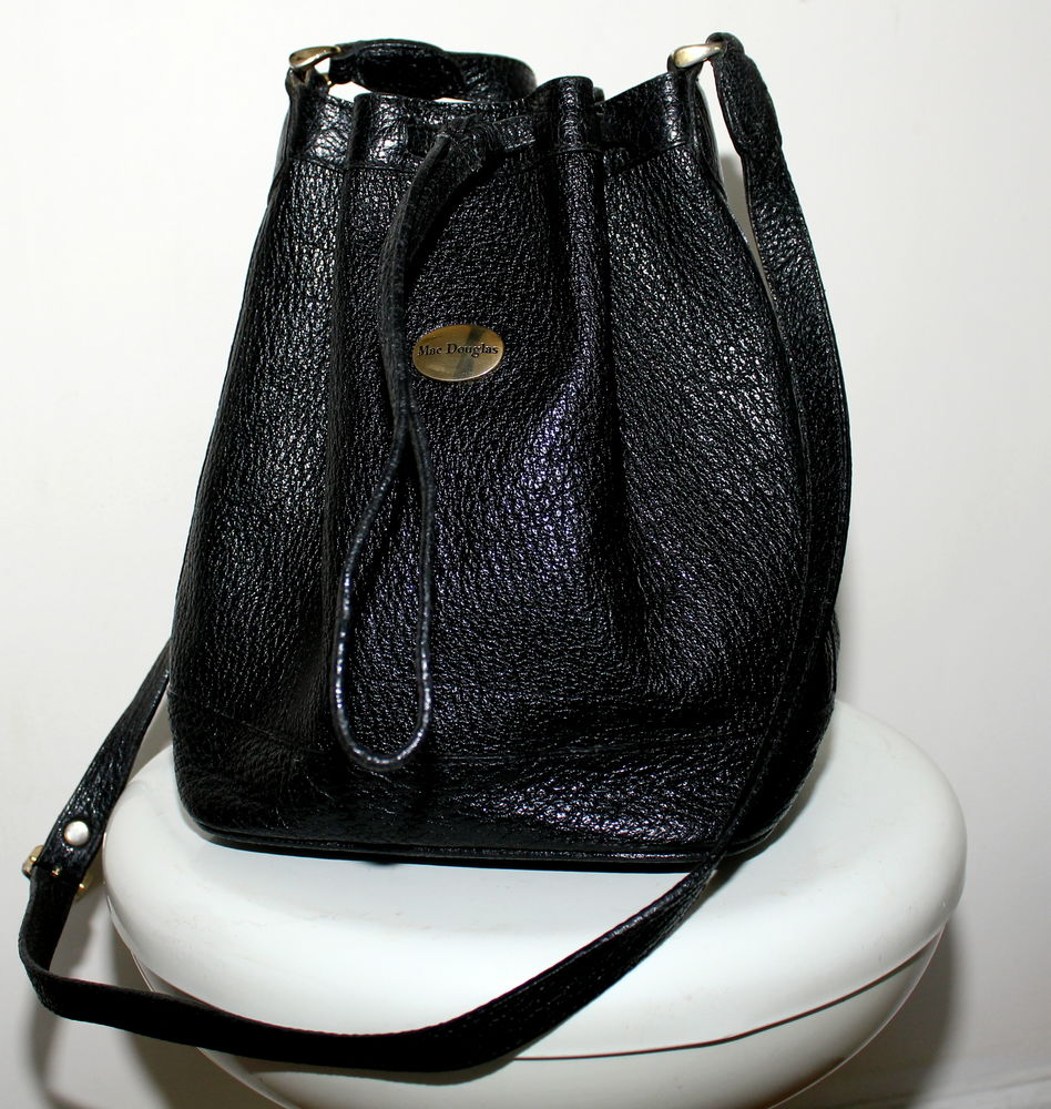 Sac seau cuir noir MAC DOUGLAS 90 Issy-les-Moulineaux (92)