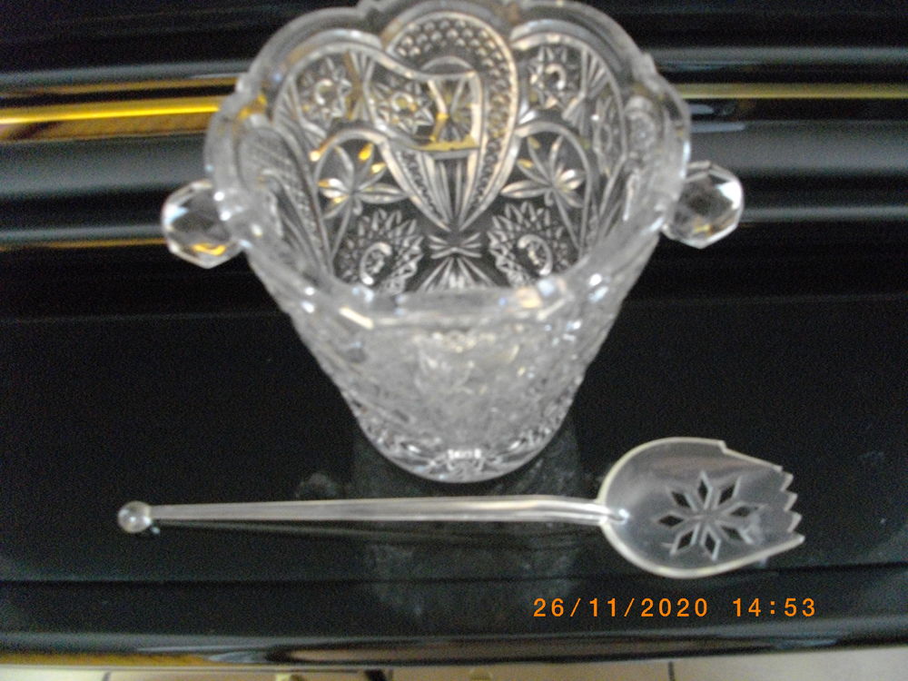 SEAU A GLACONS + CUILLERE A GLACONS 10 Perros-Guirec (22)