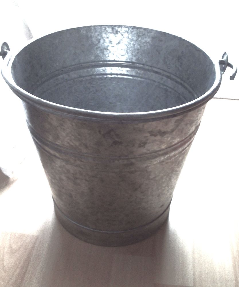 Seau de m�nage vintage Guillouard acier galvanis� zinc, 11 L 30 Villeurbanne (69)