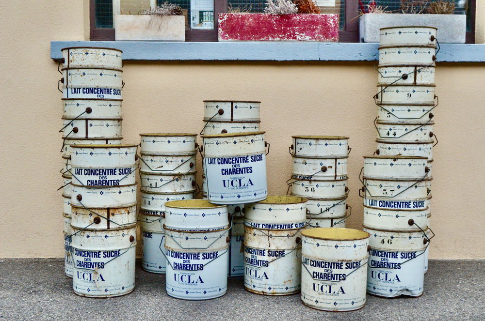 Seau en m�tal ancien UCLA style boh�me vintage et industriel 35 Wintzenheim (68)