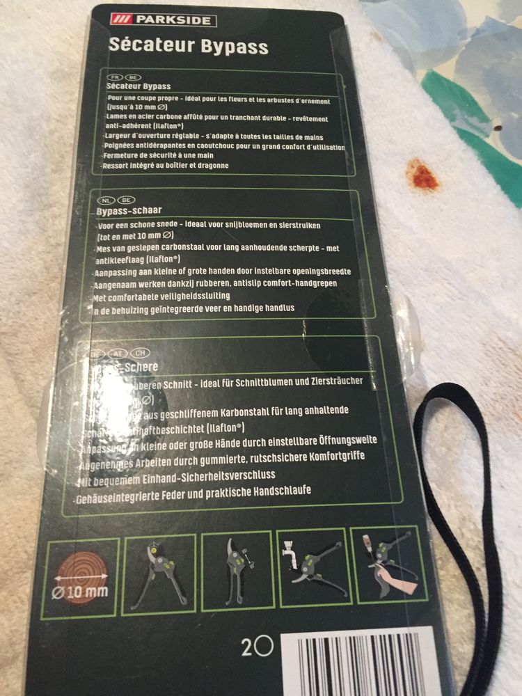 1 s�cateur jardin 10 �zanville (95)