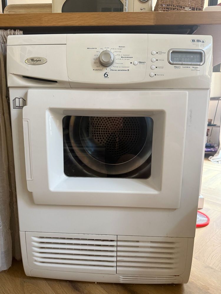 S�che-linge Whirlpool 6 sens - 8kgs
30 Hy�res (83)