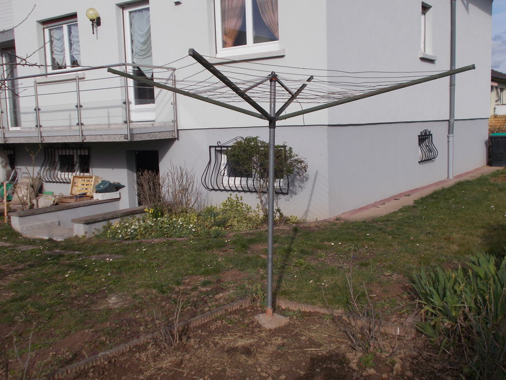 un s�choir parapluie neuf en aluminium vert anodis� 25 Duppigheim (67)