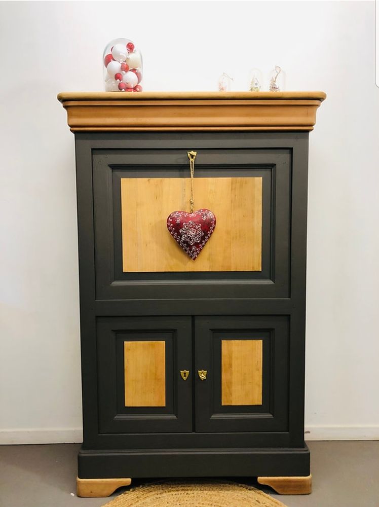 Secr�taire en Merisier style Louis Philippe 450 Montreuil-Bellay (49)