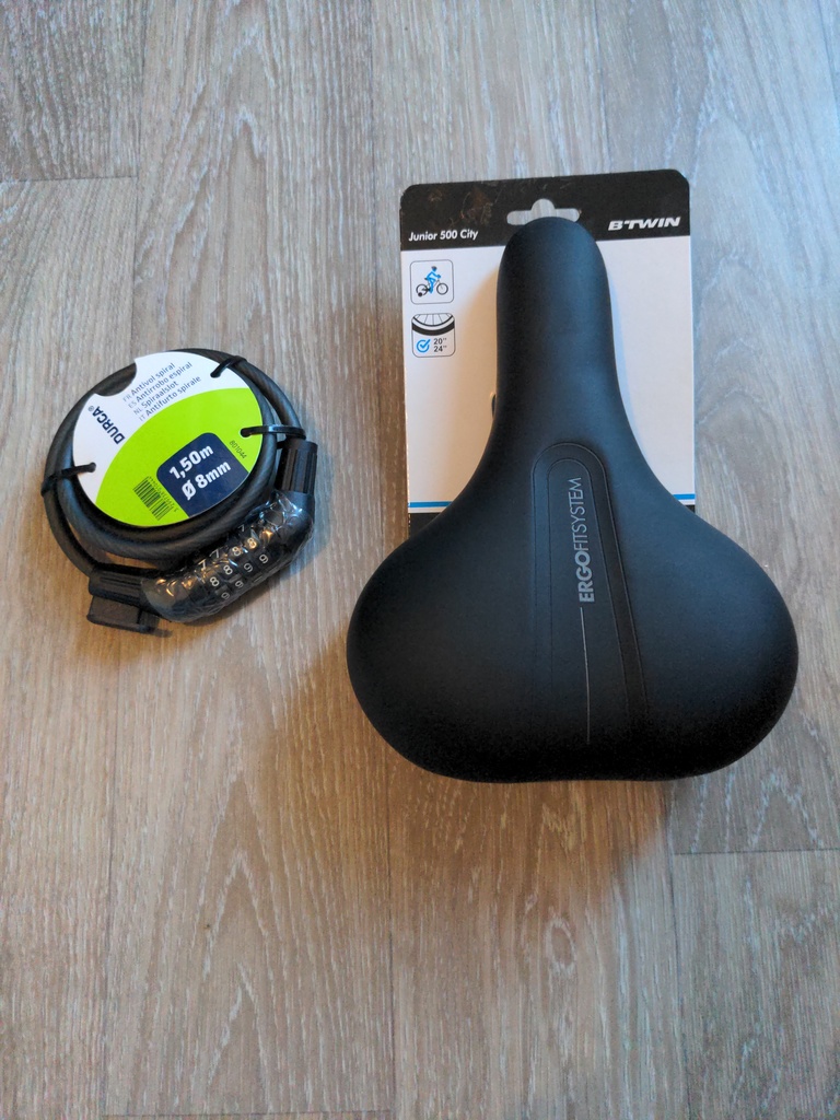 Selle de v�lo ergonomique  - Noir et Cadenas v�lo 0 Narbonne (11)