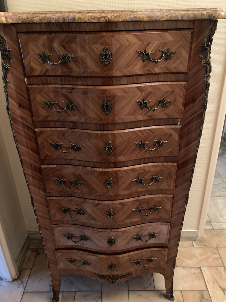 Semainier en bois de rose plateau marbre style Louis XVI 800 Saint-Maurice (94)