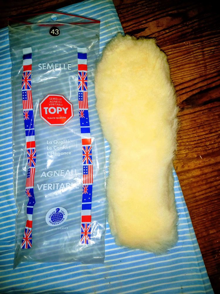 semelle  int�rieure agneau v�ritable 13 Barfleur (50)