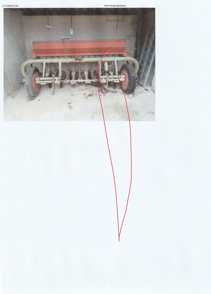 semoir � c�r�ales 600 Beaumettes (84)