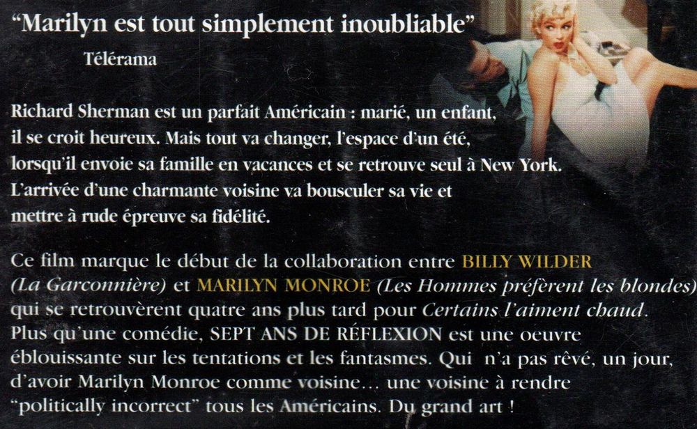 sept ans de reflexion (Marilyn MONROE) 1 Pontoise (95)