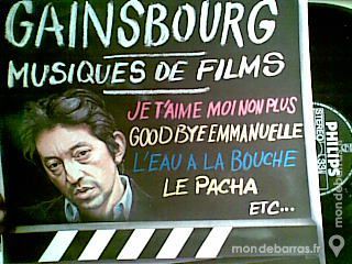Serge GAINSBOURG:  musiques de films  0 Genay (69)