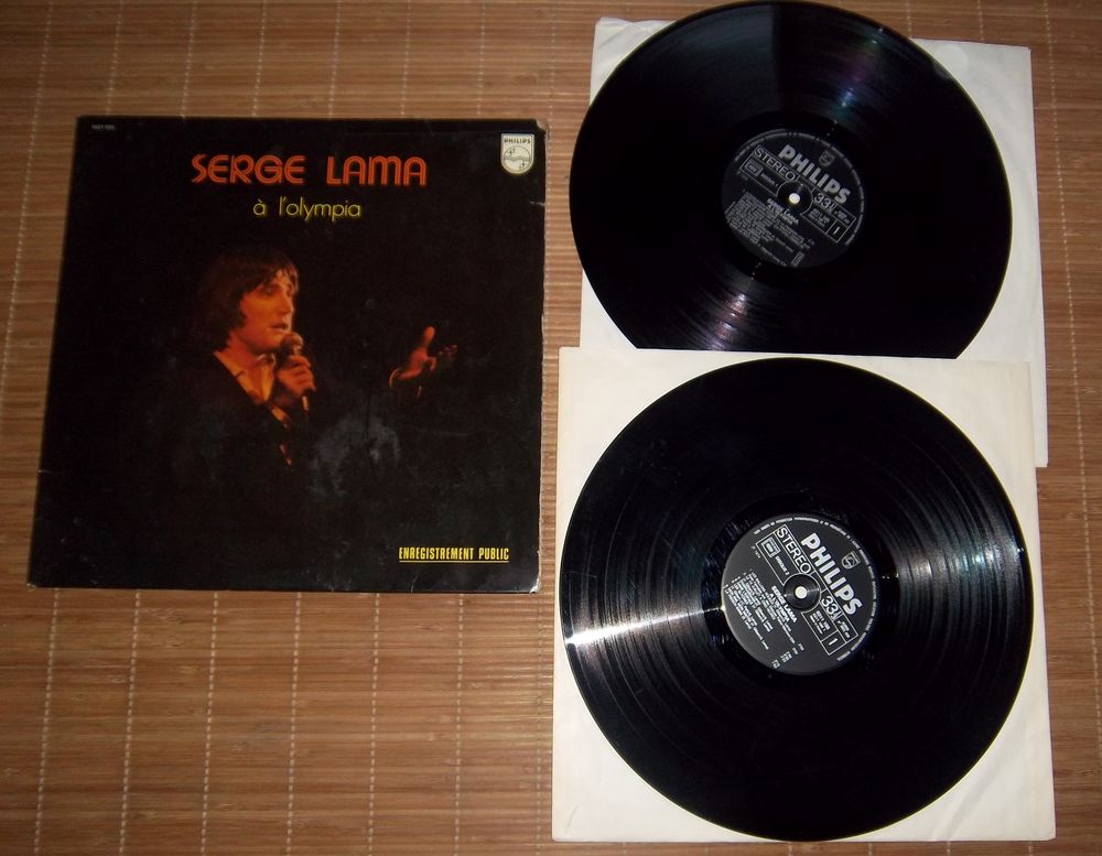 Serge lama � l'Olympia enregistrement public 33 tours 5 Colombier-Fontaine (25)