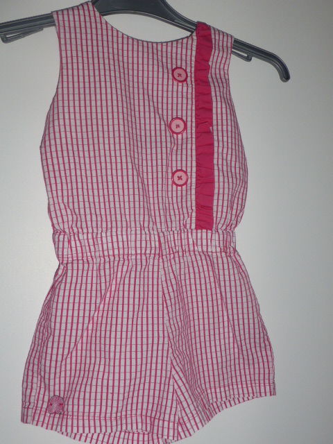 Sergent Major Combishort �t� rose et blanc 4 ans 6 Rueil-Malmaison (92)