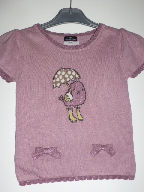 Sergent Major Pull fille manches courtes rose 5 ans 5 Rueil-Malmaison (92)