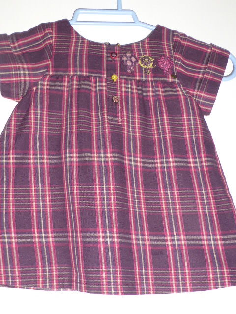 Sergent Major Robe rose prune sans manches 3 mois 7 Rueil-Malmaison (92)