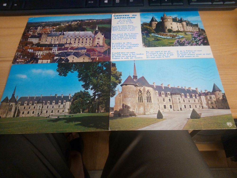 SERIE DE 4 CARTES POSTALES  LES VERITES DE LAPALISS 8 Levainville (28)