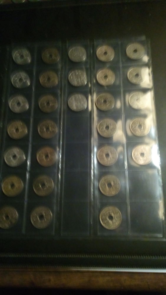 SERIE COMPLETE MONNAIES 25 C 3EME REPUBLIQUE 260 Chevanceaux (17)