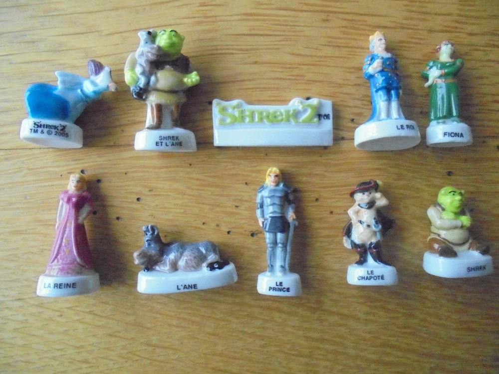1 série de 10 fèves Shrek 2 de 2005 9 Aix-Noulette (62)