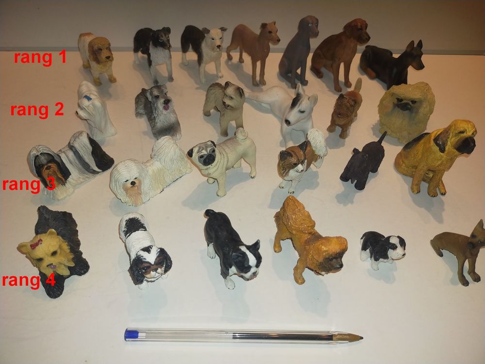 s�rie 1 - figurines chiens (2� pce)
15 Mirecourt (88)