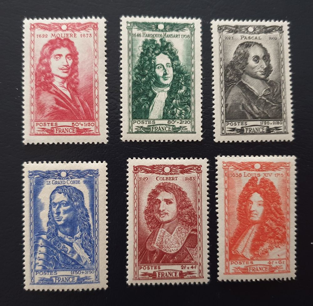 S�rie 612 � 617  timbres avec charni�res 1 Jou�-l�s-Tours (37)