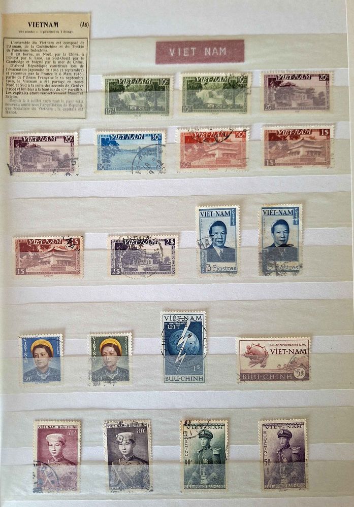 S�rie de timbres de collection du Vietnam 46 Gap (05)
