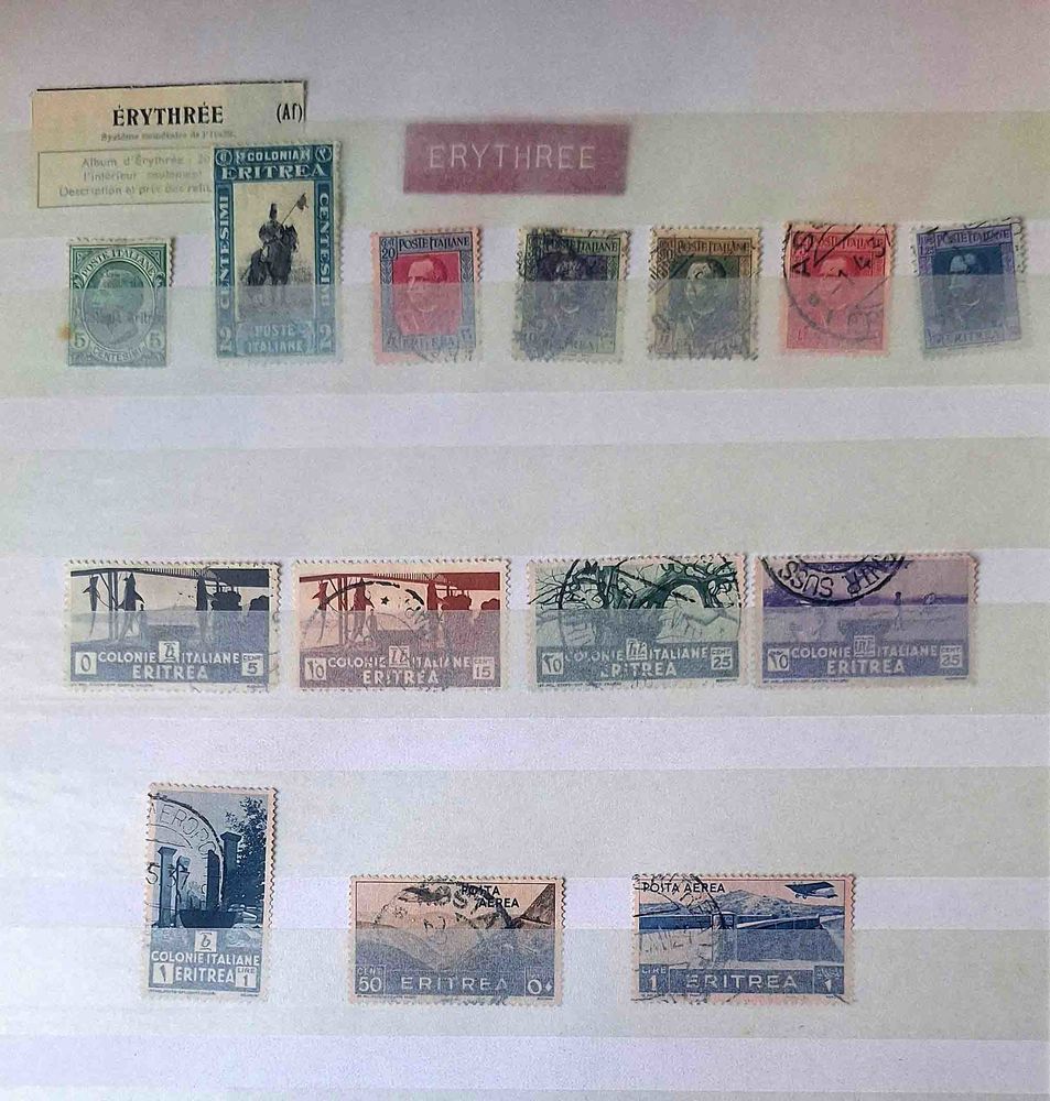 S�rie de timbres de collection d'Erythr�e 8 Gap (05)