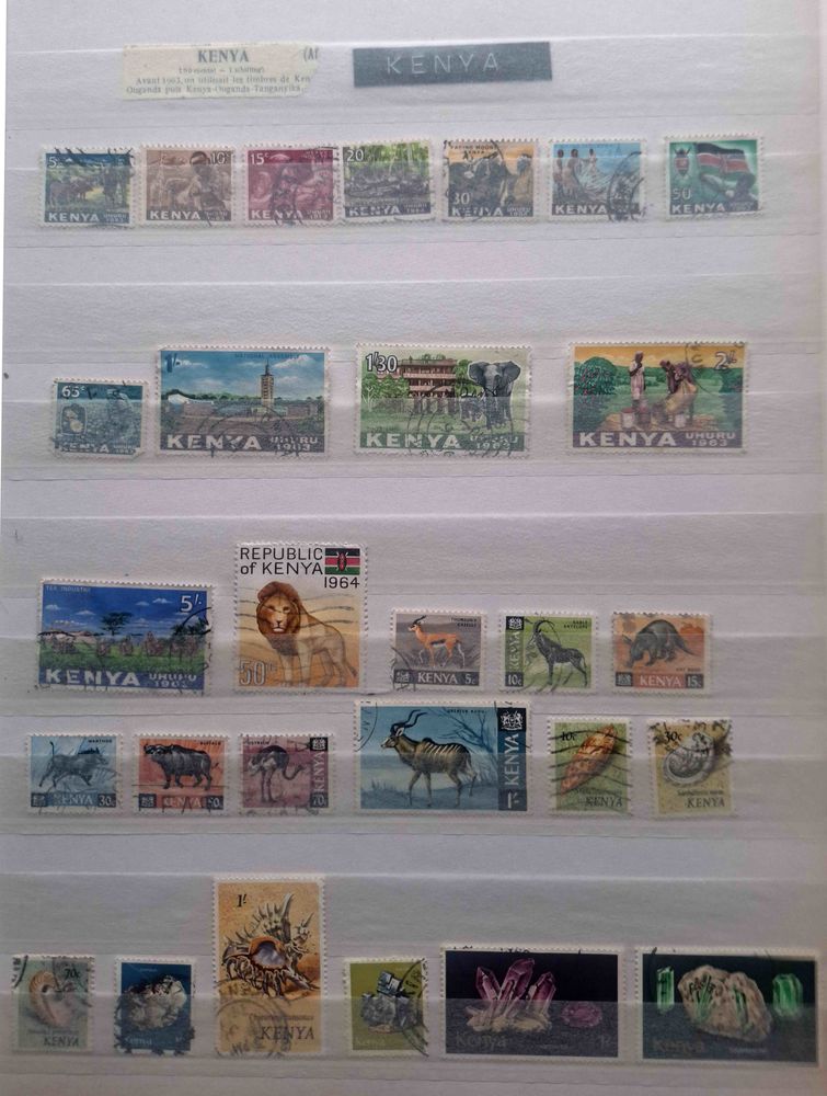 S�rie de timbres de collection du K�nya 28 Gap (05)