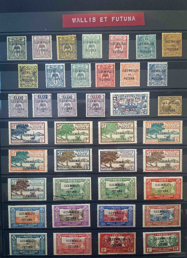S�rie de timbres de collection de Wallis et Futuna 80 Gap (05)