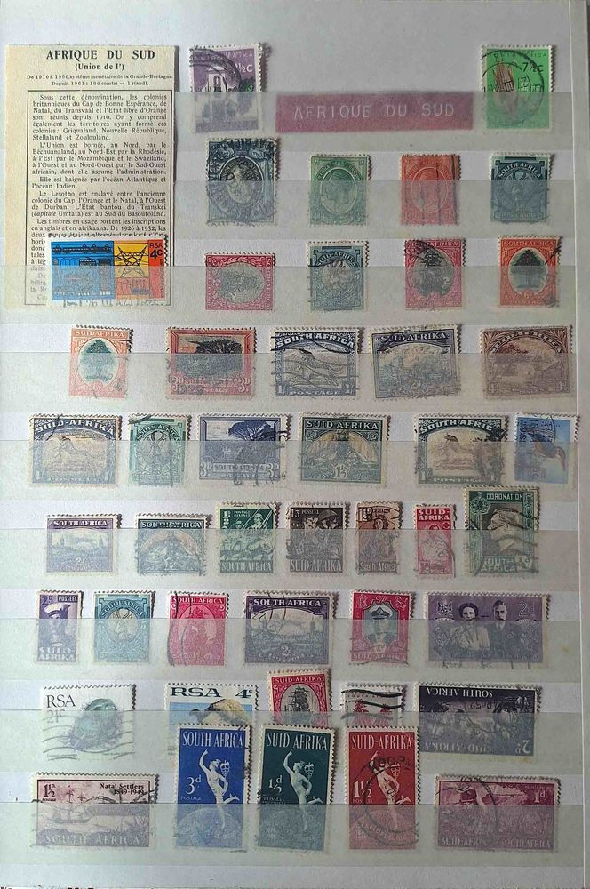 S�rie de timbres de collection d'Afrique du sud 70 Gap (05)