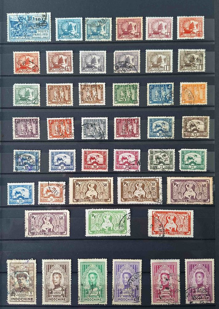 S�rie de timbres de collection d'Indochine B 70 Gap (05)