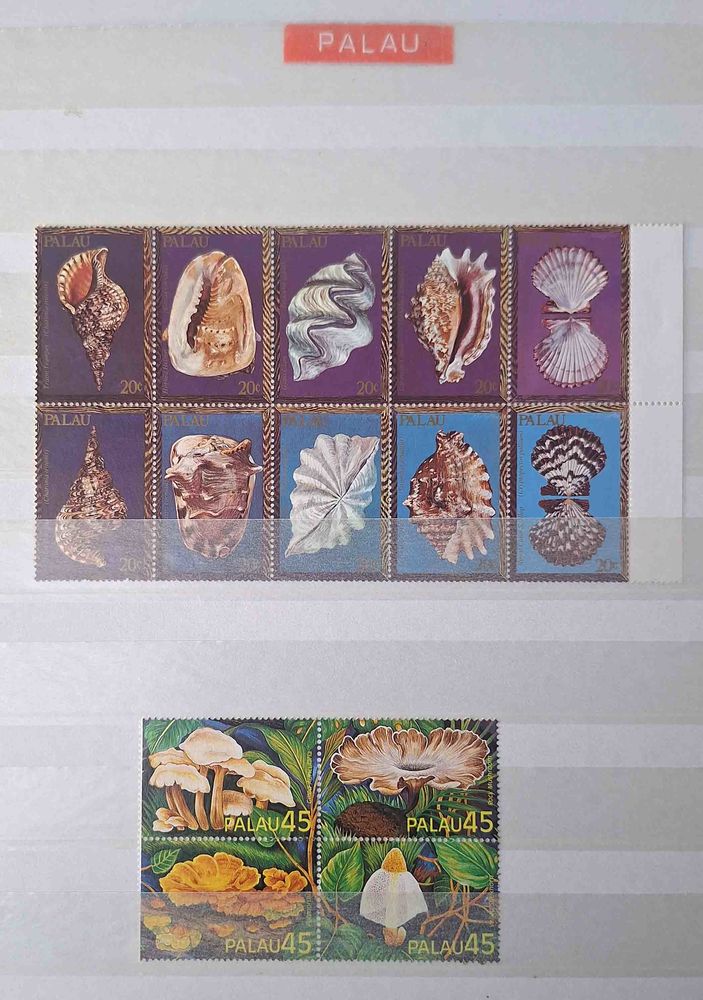S�rie de timbres de collection de Palau 20 Gap (05)