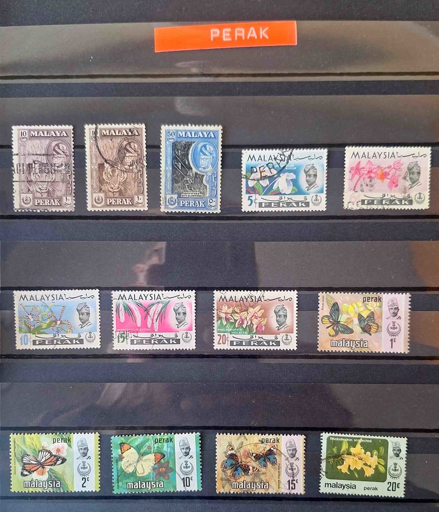 S�rie de timbres de collection de Perak 40 Gap (05)