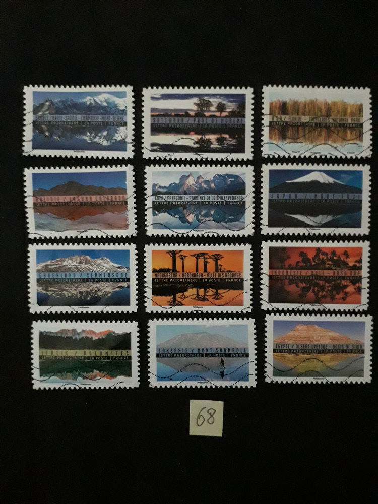 2 S�ries compl�tes de timbres 0,40 � la s�rie.68/69/ 0.4 Les Forges (88)