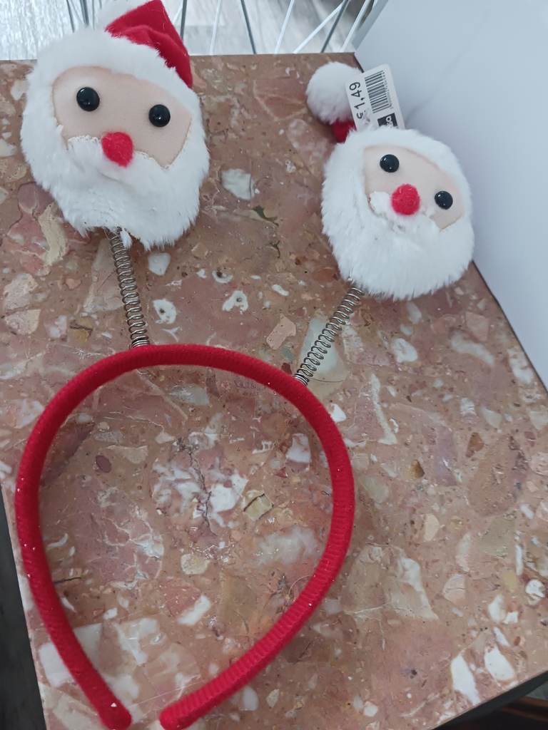 Serre-t�te festif P�re No�l � ressorts pour No�l 1 Thourotte (60)