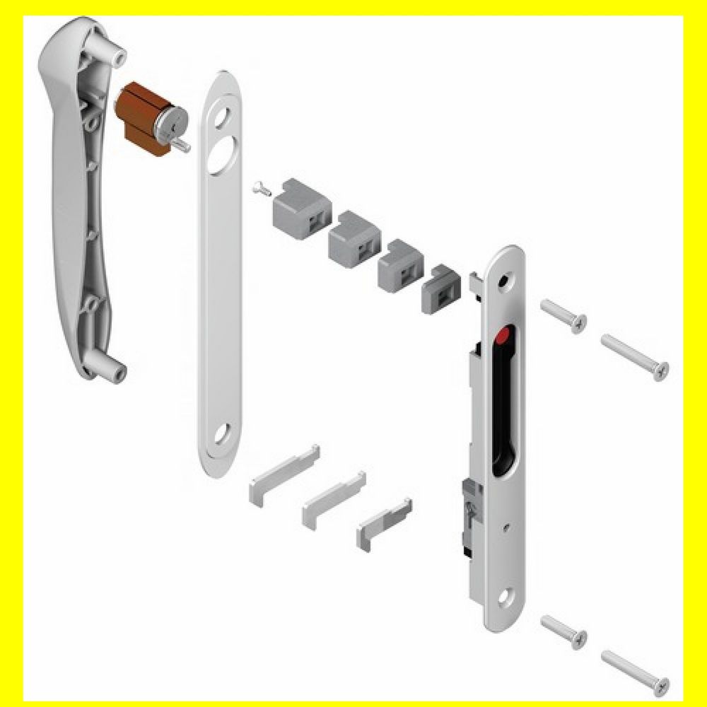 SERRURE Fermeture � cylindre pour coulissant DS 8299 30 Bourseul (22)