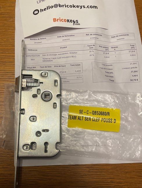 Serrure neuve 15 Leffrinckoucke (59)