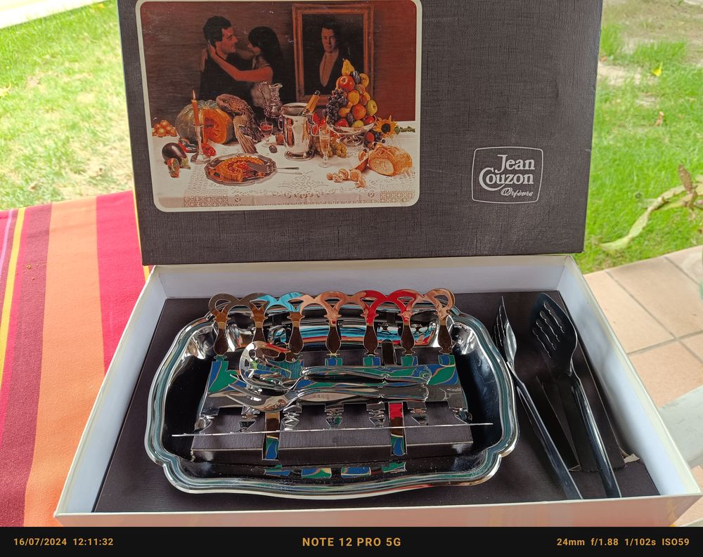 Service � asperge Guy Crouzon inox �tat neuf 15 Pia (66)