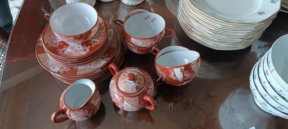 Service �  caf� chinois en porcelaine 75 Montussan (33)