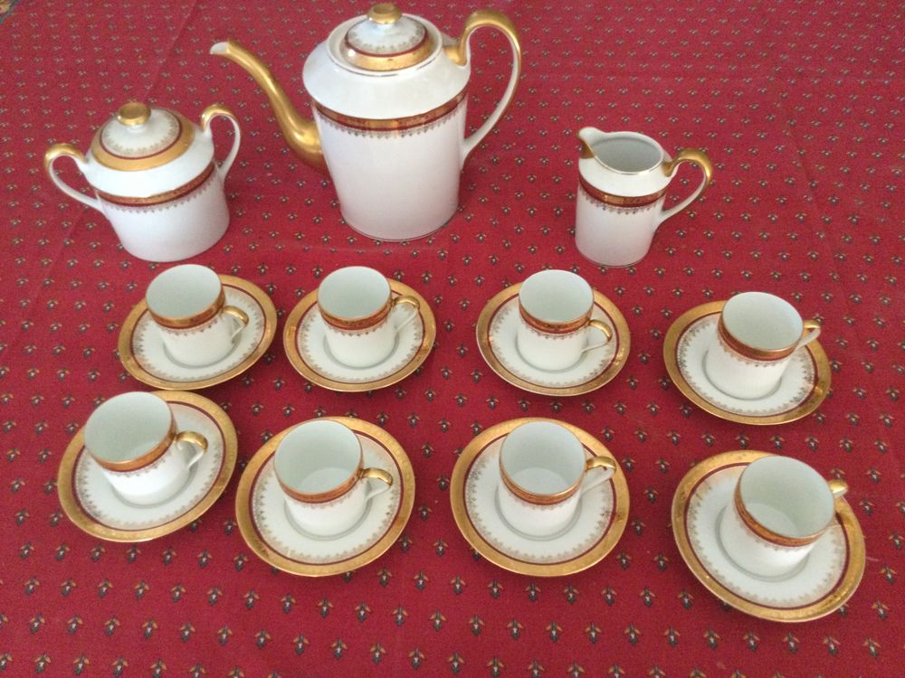 Service � caf� en porcelaine Limoges Ternet 110 Toulouse (31)