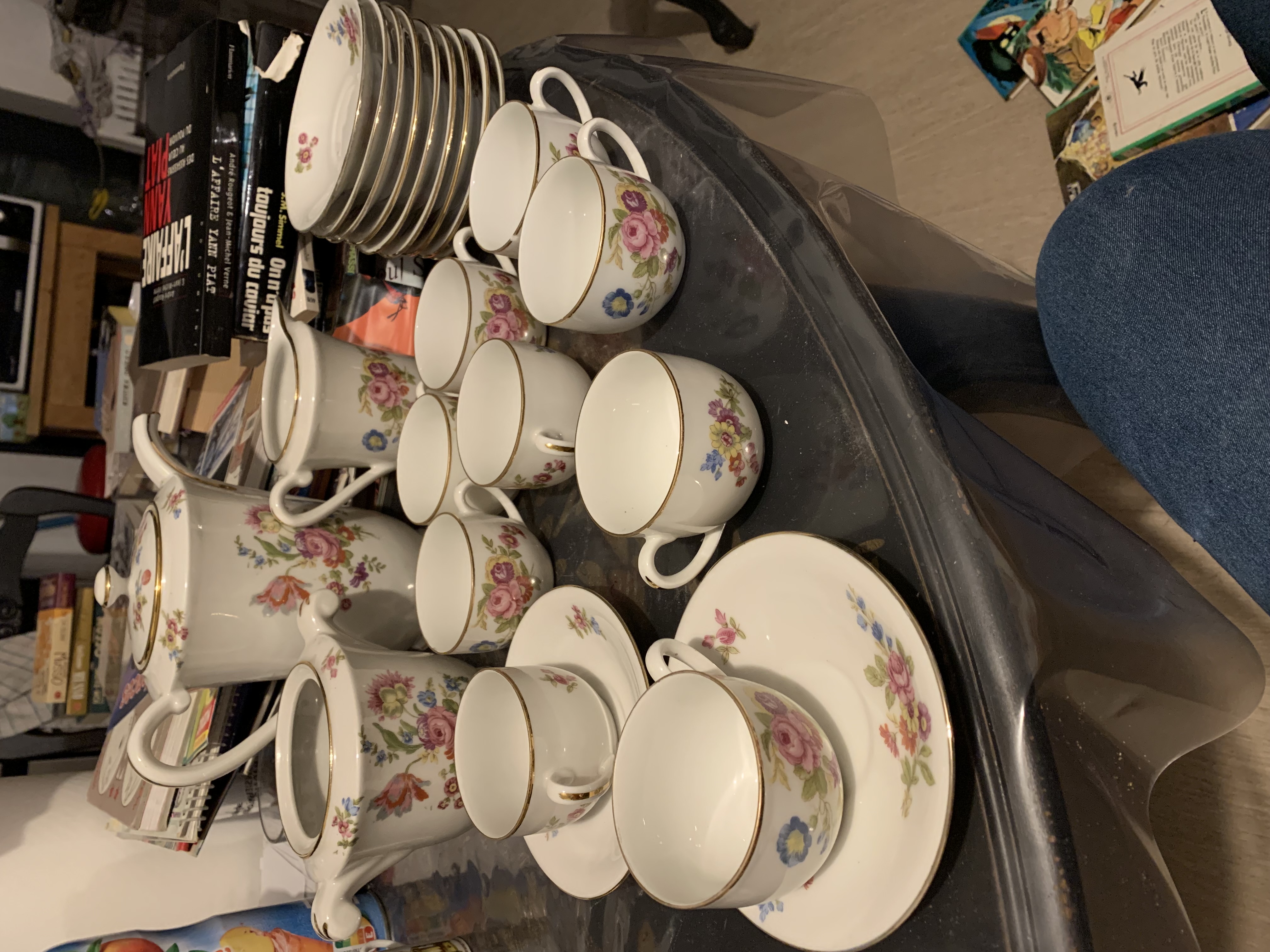 Service � caf� porcelaine 45 Hazebrouck (59)