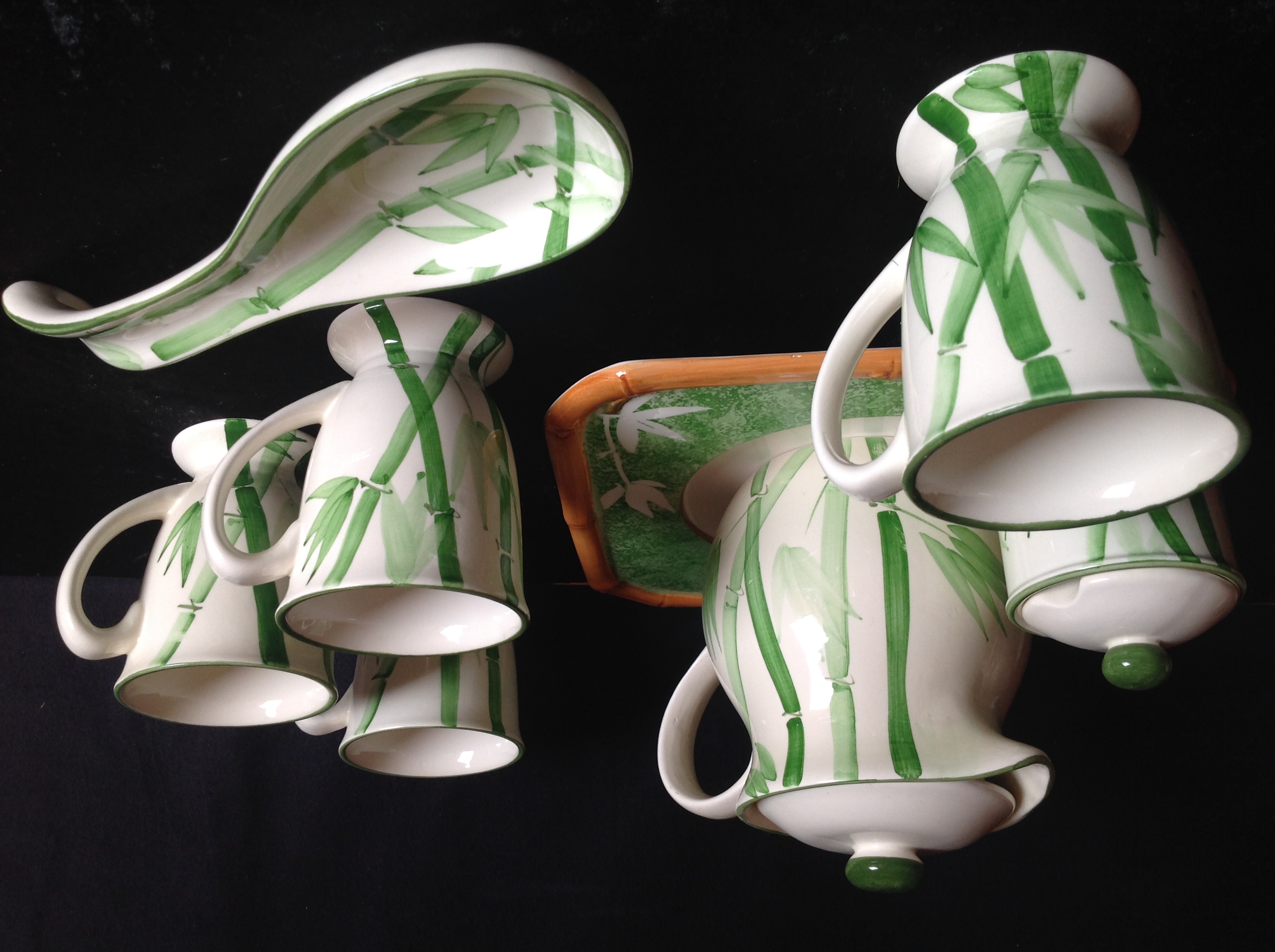 SERVICE EN C�RAMIQUE MOTIF BAMBOU Envoi Possible
39 Tr�gunc (29)