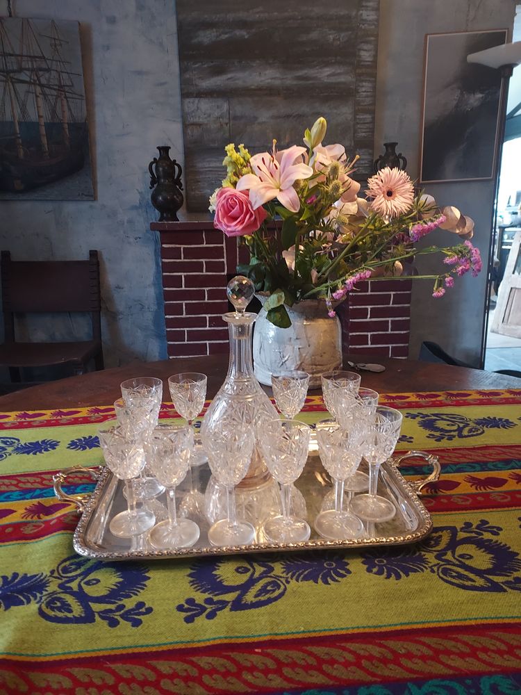 Service de cristal Baccarat Lagny 1930, compos� de 12 verres 1000 Morlaix (29)