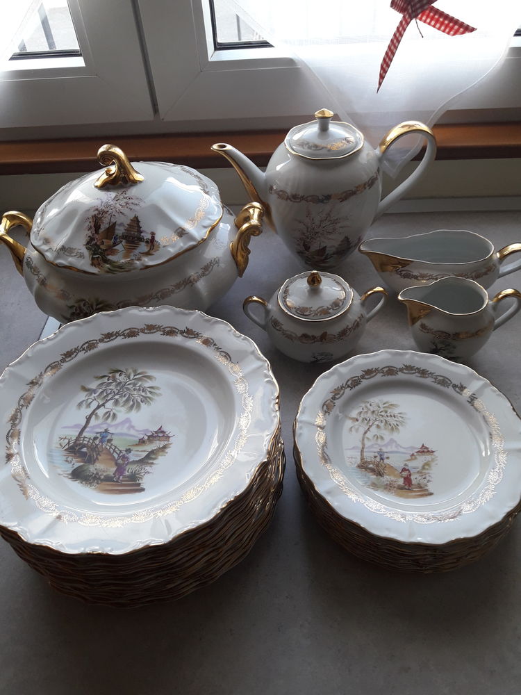 service cuisine  bon �tat  v�ritable  porcelaine 120 Villemomble (93)