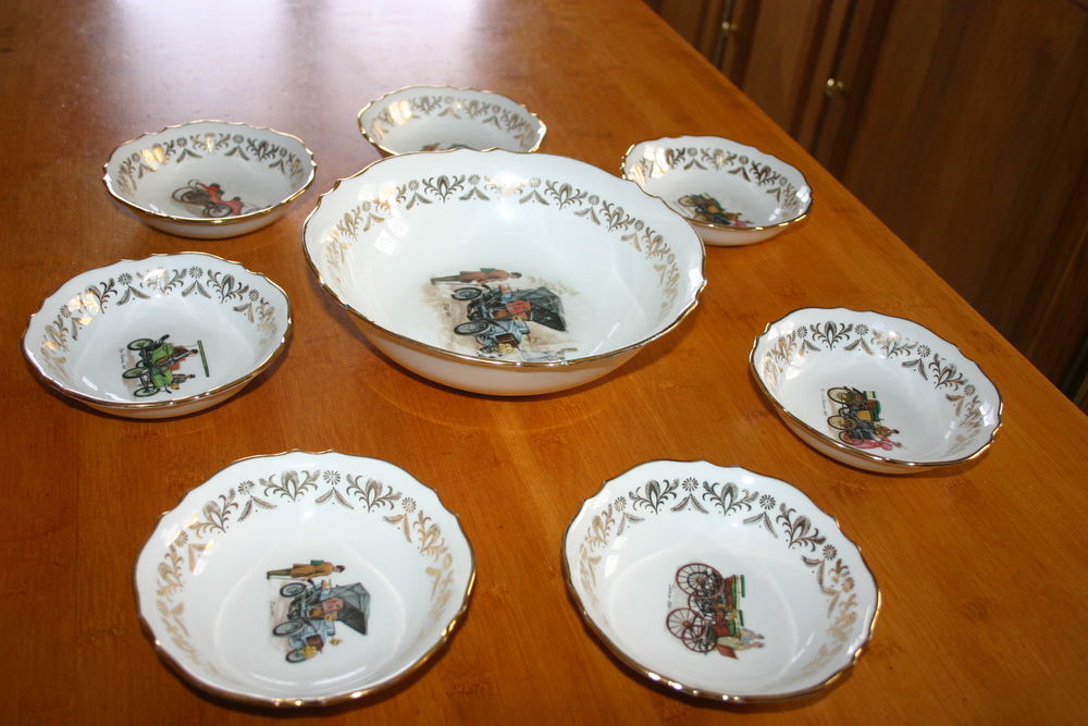 service a dessert porcelaine luxe compagnie nationale 30 Saint-Brieuc (22)