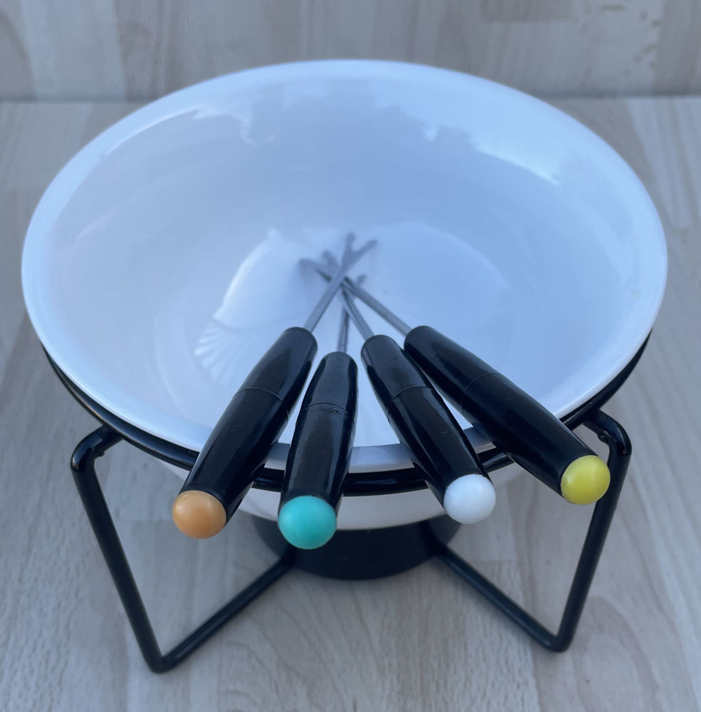 Service � fondue � chocolat � la bougie avec 4 fourchettes 4 Baillargues (34)