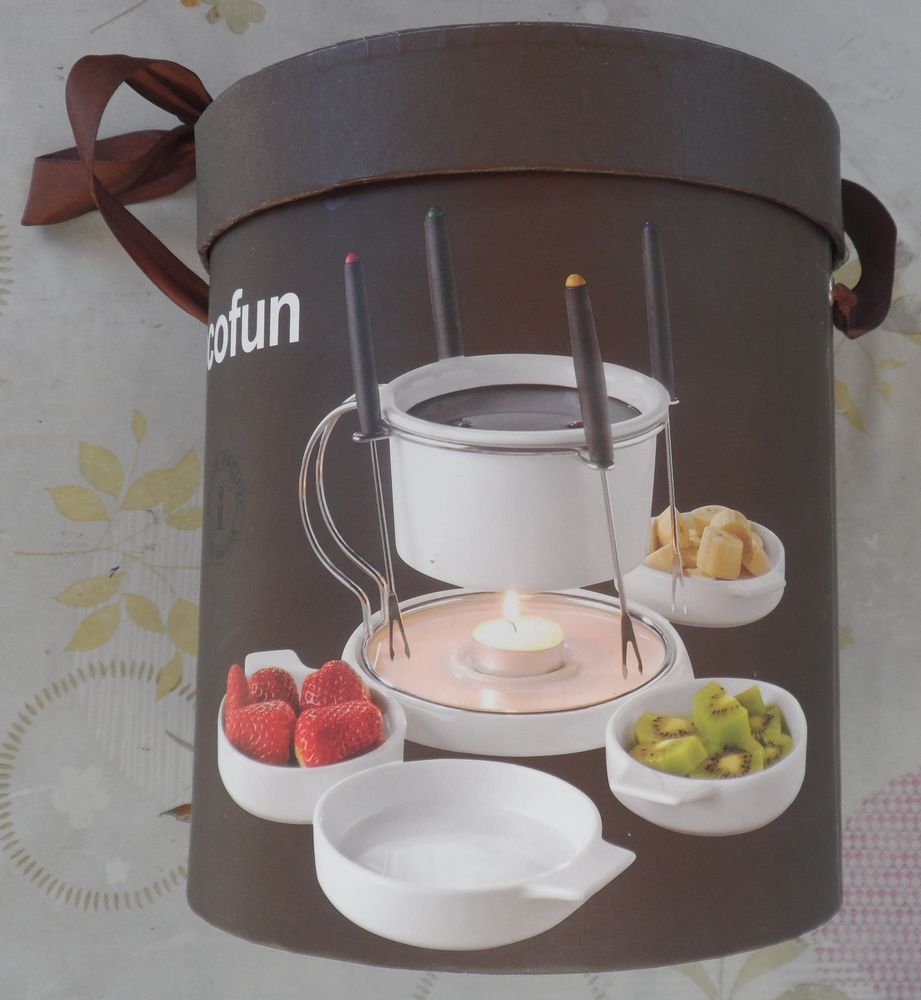 Service � fondue pour chocolat neuf vintage pour 4 personnes 10 Castries (34)