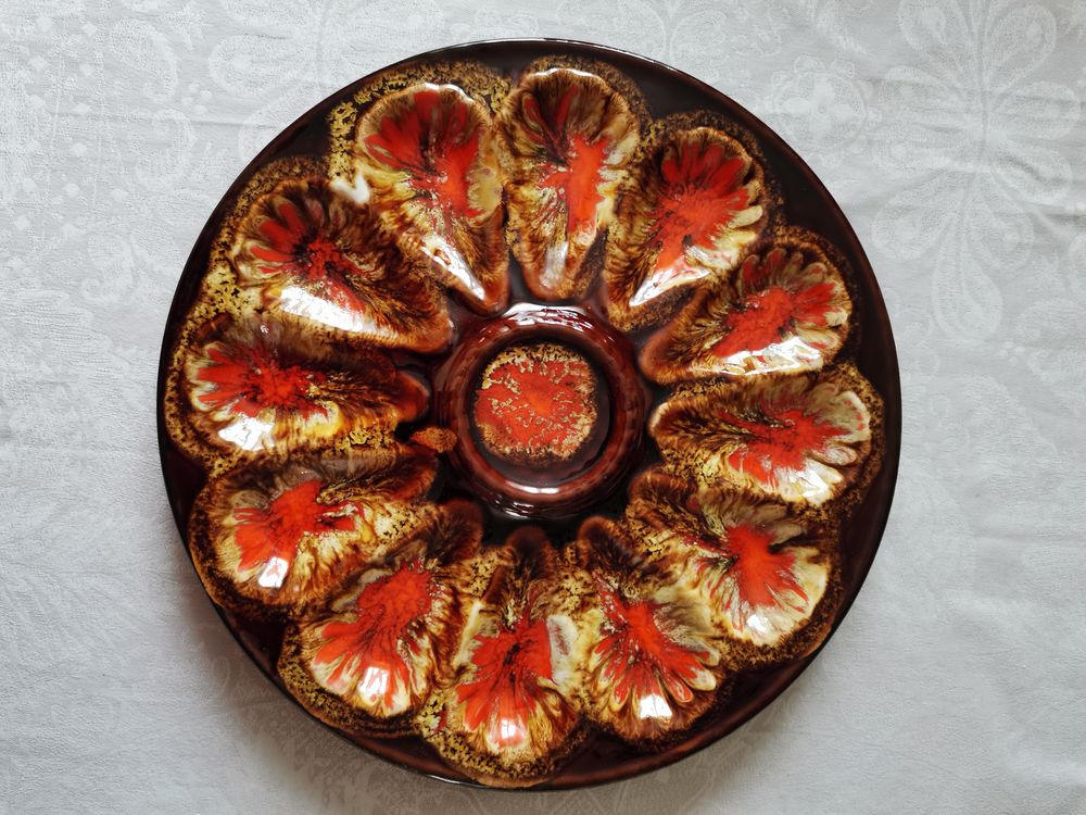 Service � hu�tres en fa�ence de Vallauris 65 Br�tigny-sur-Orge (91)