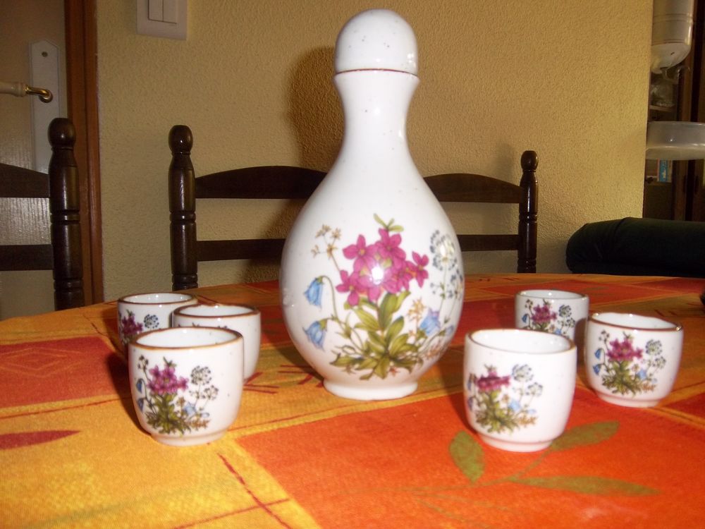 Service � liqueur d�cor fleurs 5 Colombier-Fontaine (25)