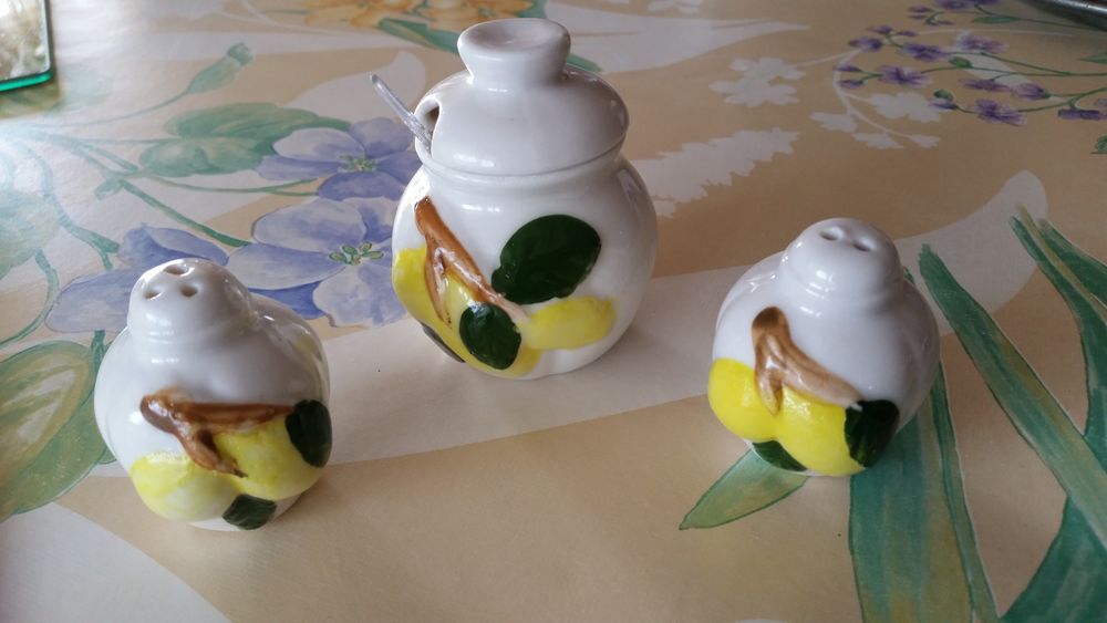 Service Sel Poivre Moutarde en c�ramique 10 Paris 13 (75)